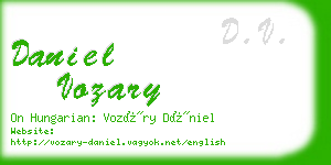 daniel vozary business card